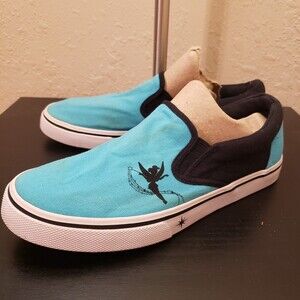 Disney Tinkerbell Women's Blue Sneakers Size 8